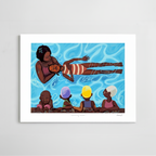 Swimming Lesson - Giclée Print