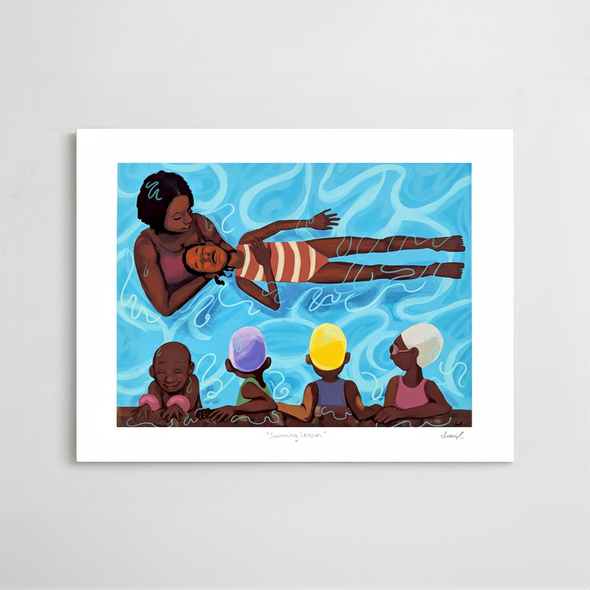 Swimming Lesson - Giclée Print
