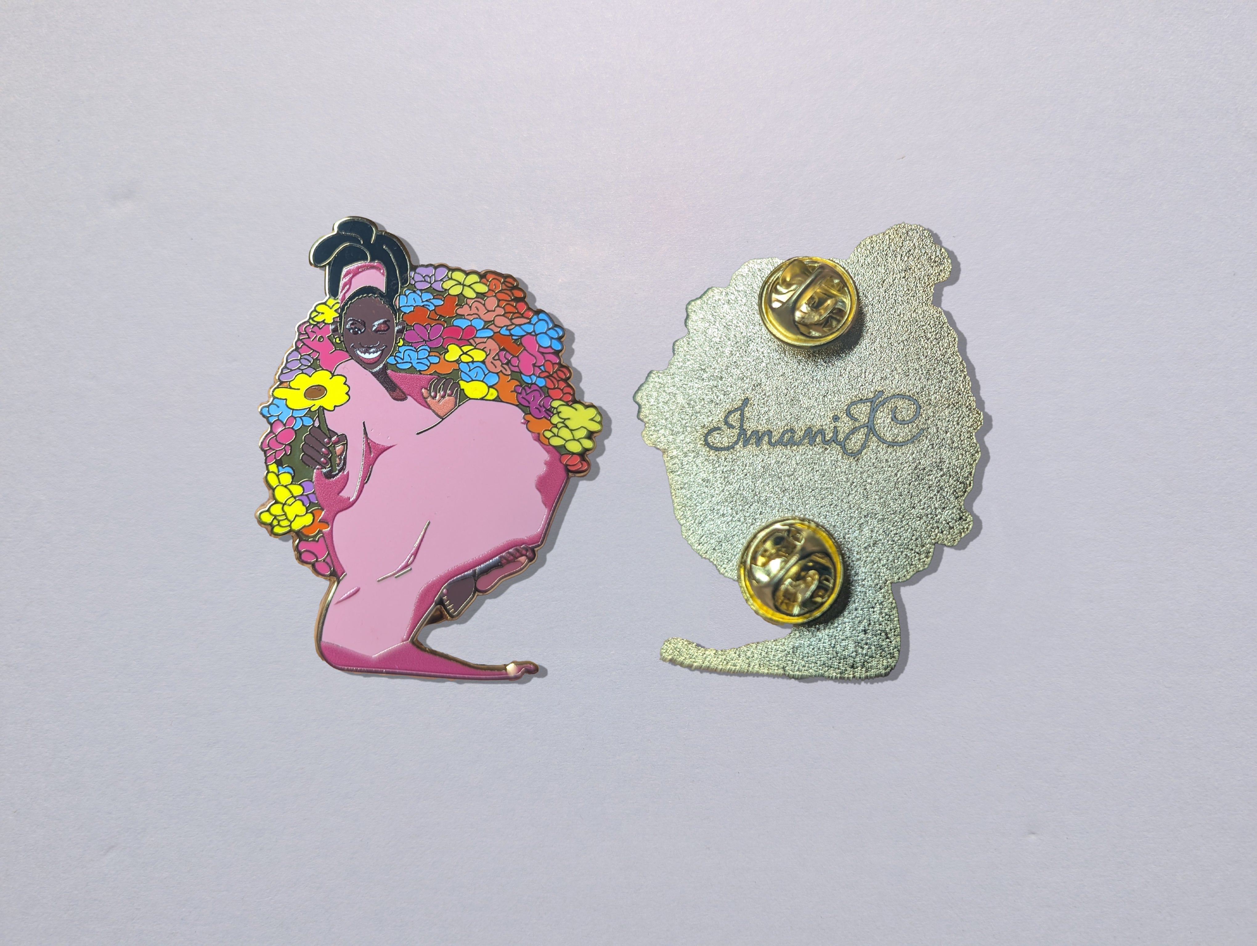 イマン　コラージュ Stickers & Pins – ImaniJC