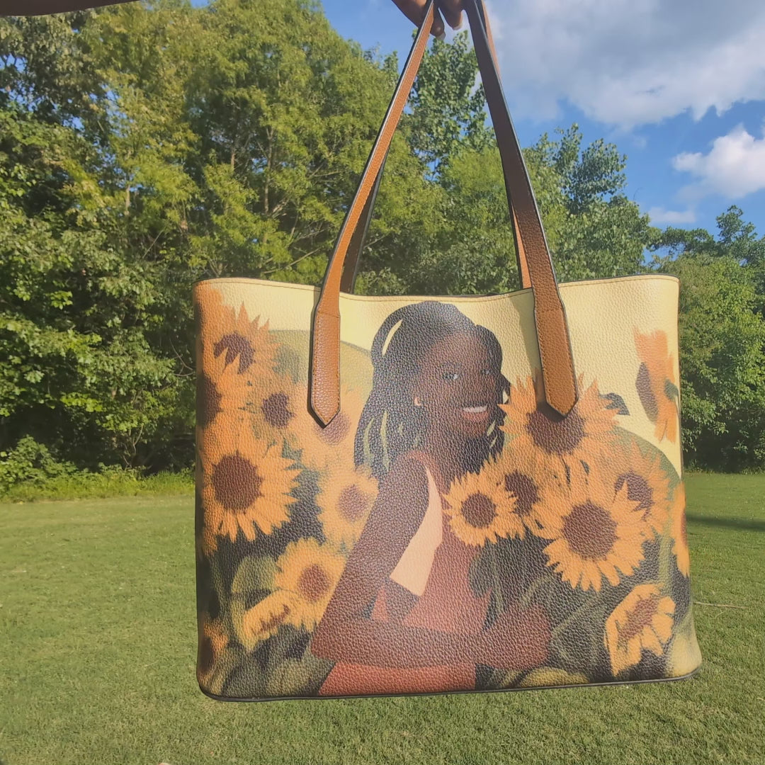 Video of Flower Girl tote. 